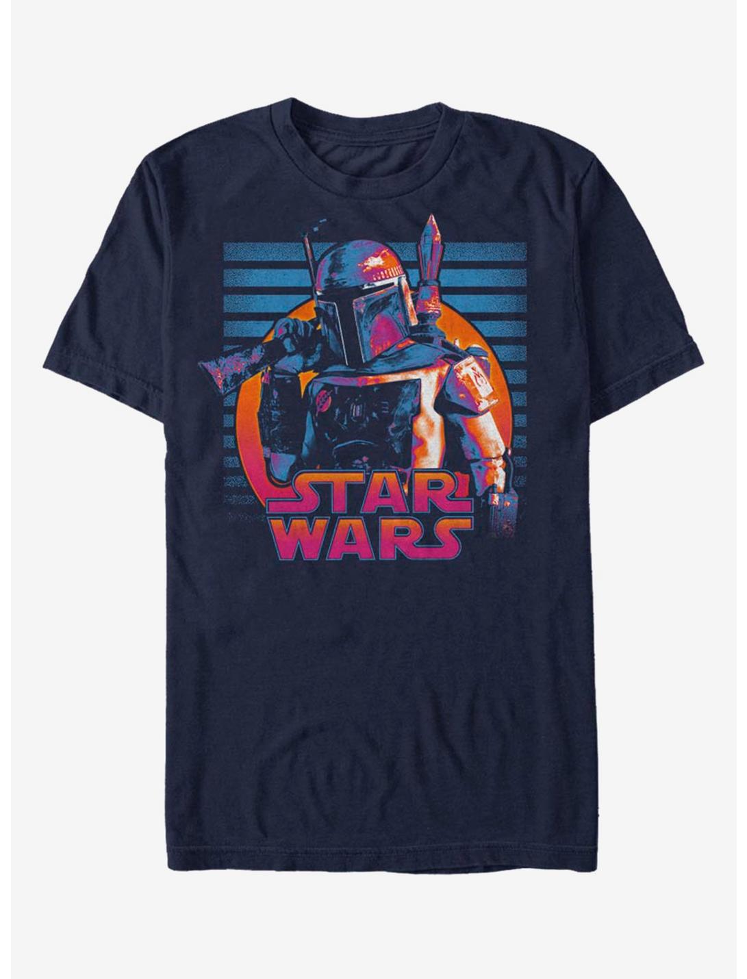 Star Wars Neon Fett T-Shirt, NAVY, hi-res