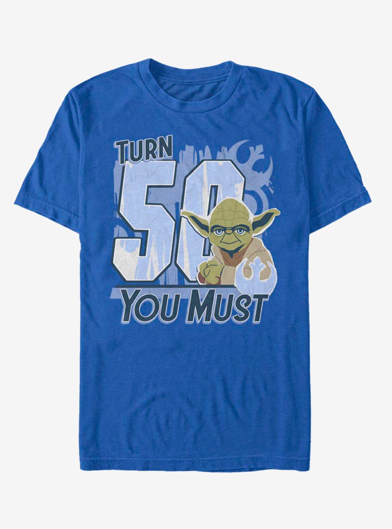 Star Wars Turn 50 U Must T-Shirt, ROYAL, hi-res
