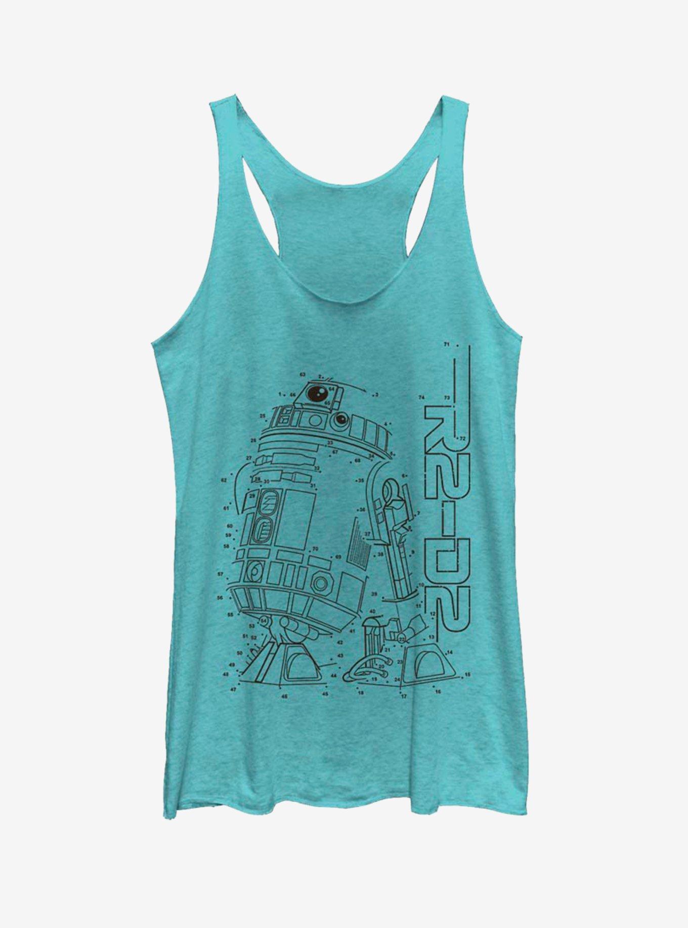 Star Wars R2 Connect Womens Tank Top, TAHI BLUE, hi-res