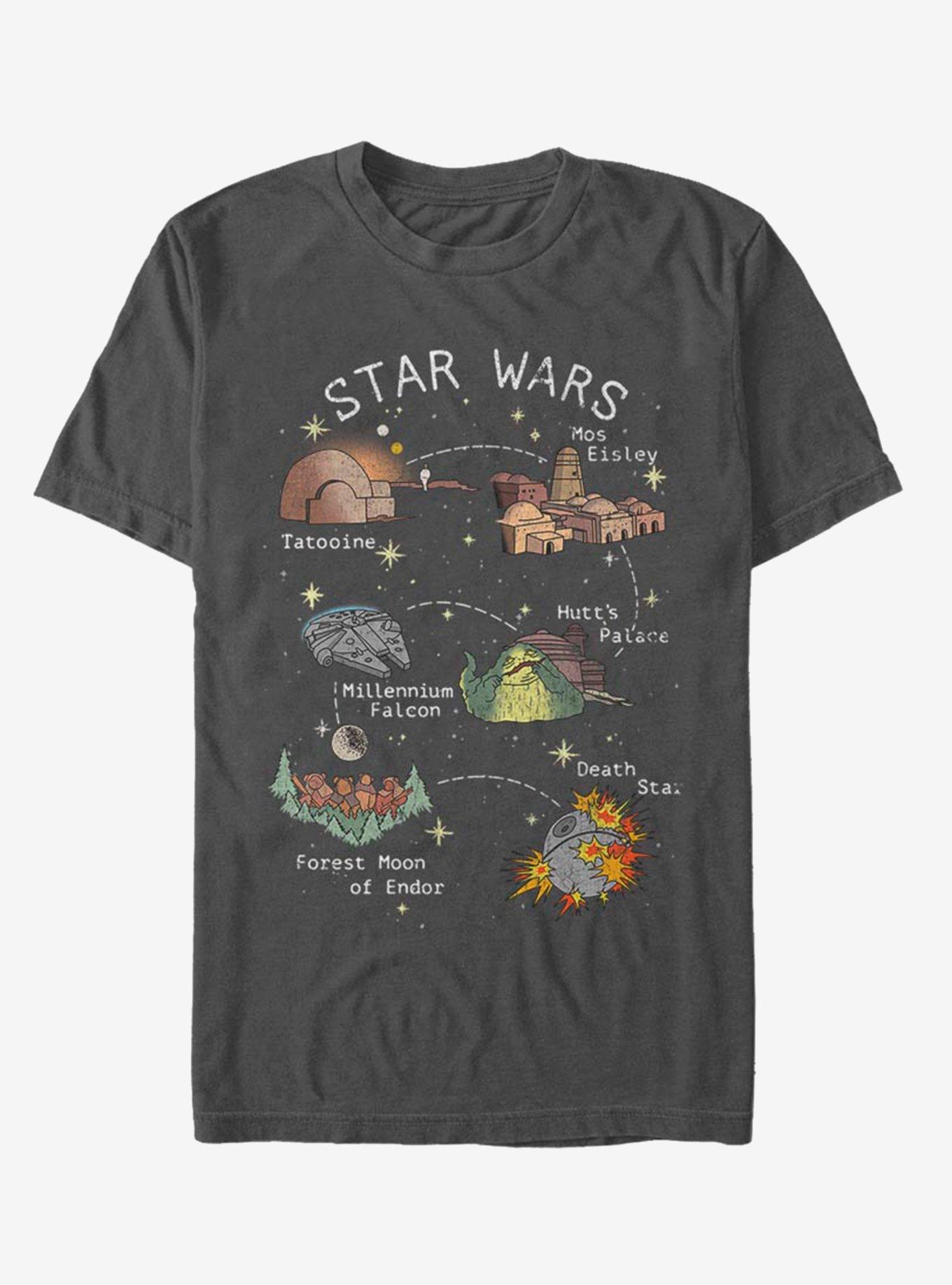 Star Wars Story Map T-Shirt, , hi-res