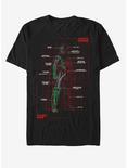 Star Wars Vader Schematic T-Shirt, BLACK, hi-res