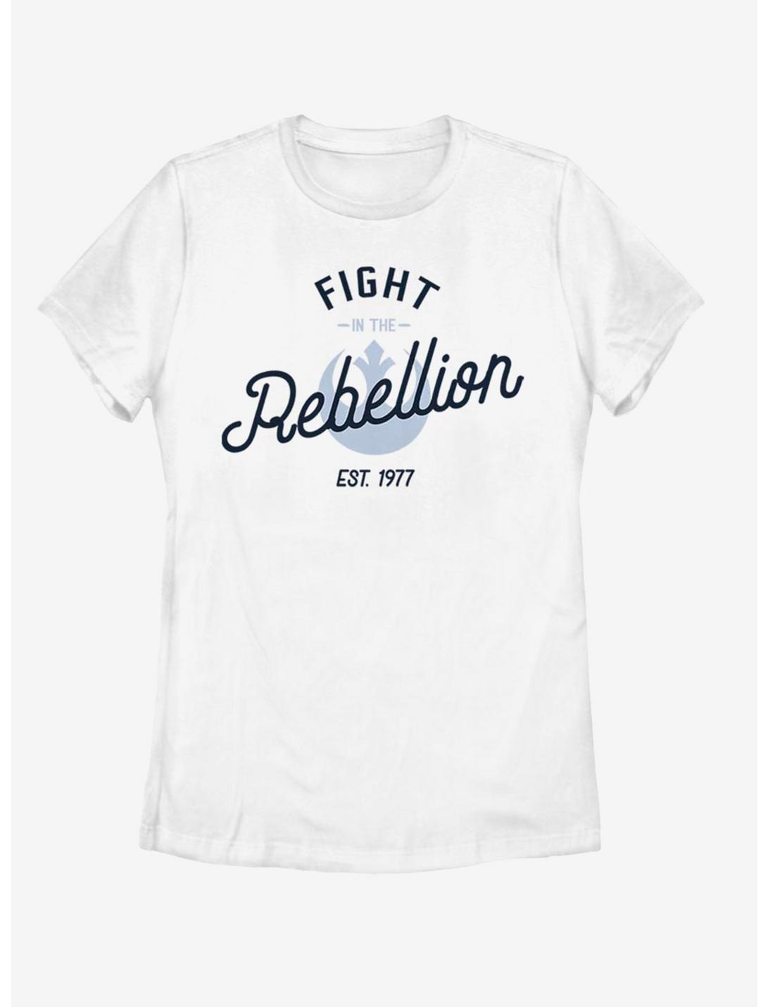 Star Wars The Rebellion Womens T-Shirt, WHITE, hi-res