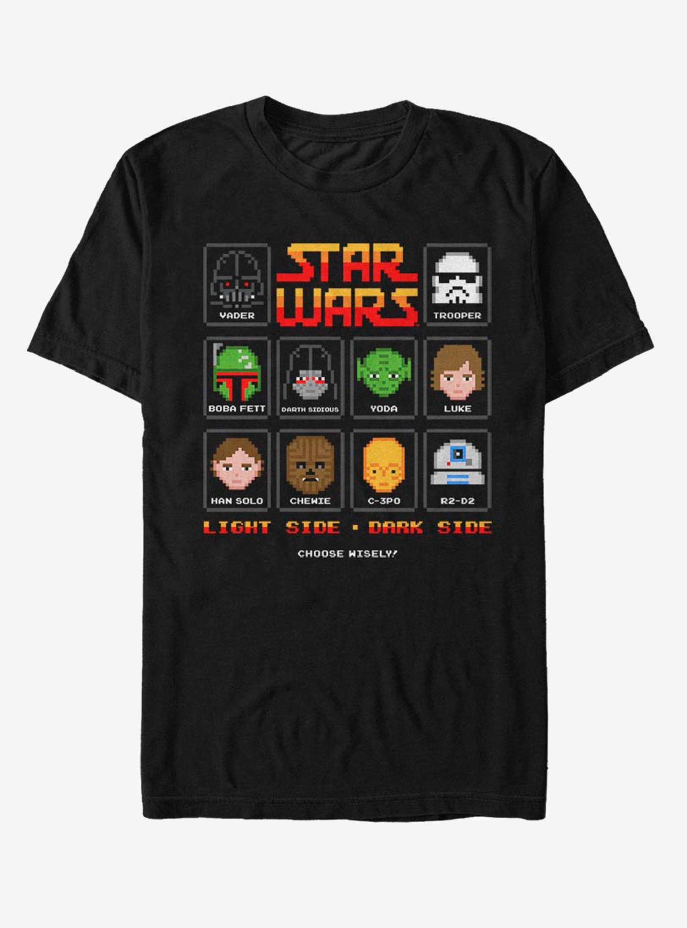 Star Wars Character Select T-Shirt, BLACK, hi-res