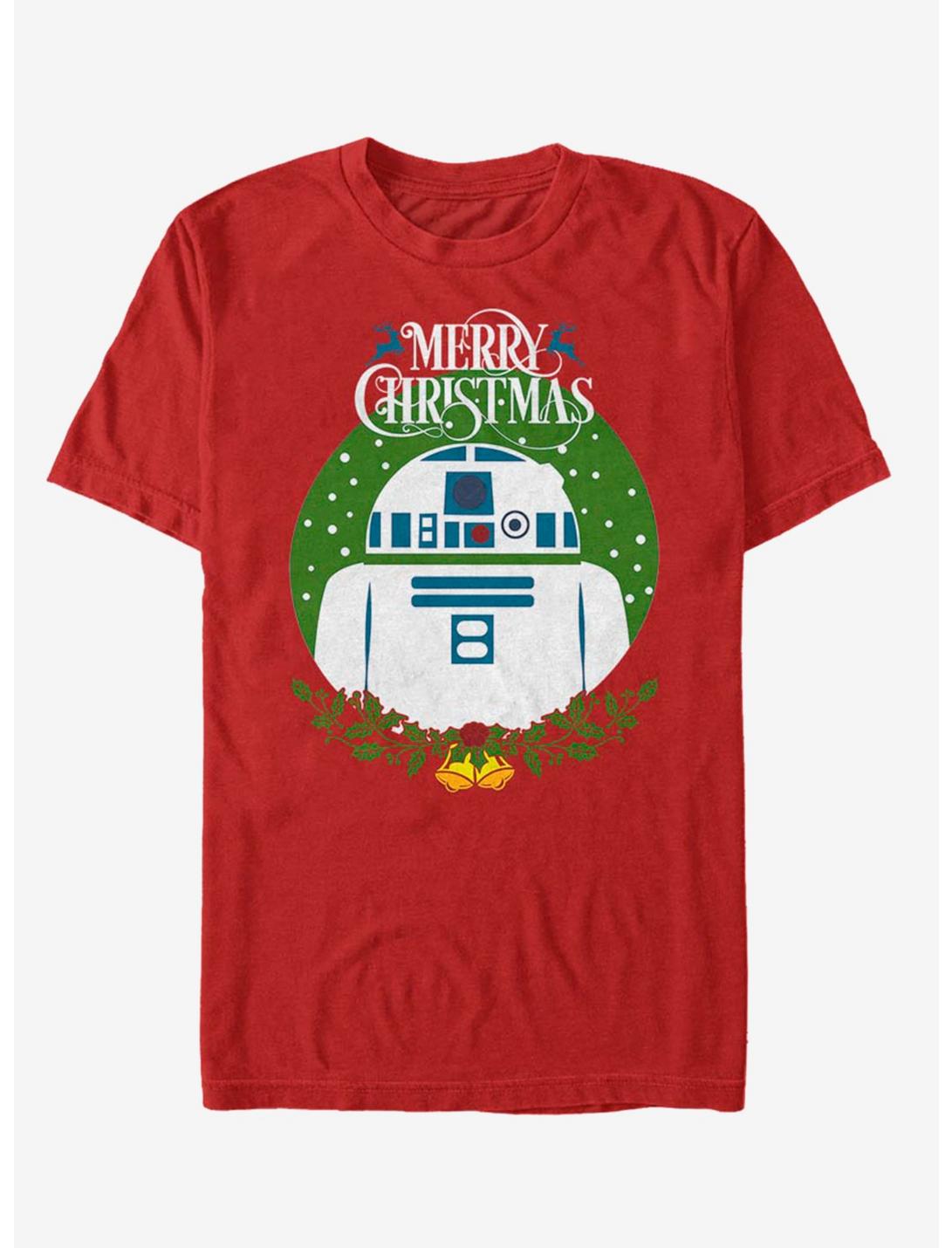 Star Wars R2 Wreath T-Shirt, RED, hi-res