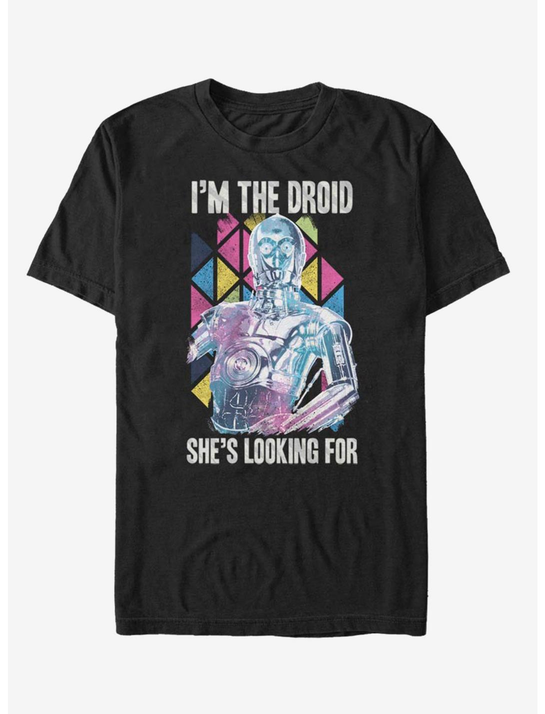 Star Wars Shes Looking For T-Shirt, BLACK, hi-res