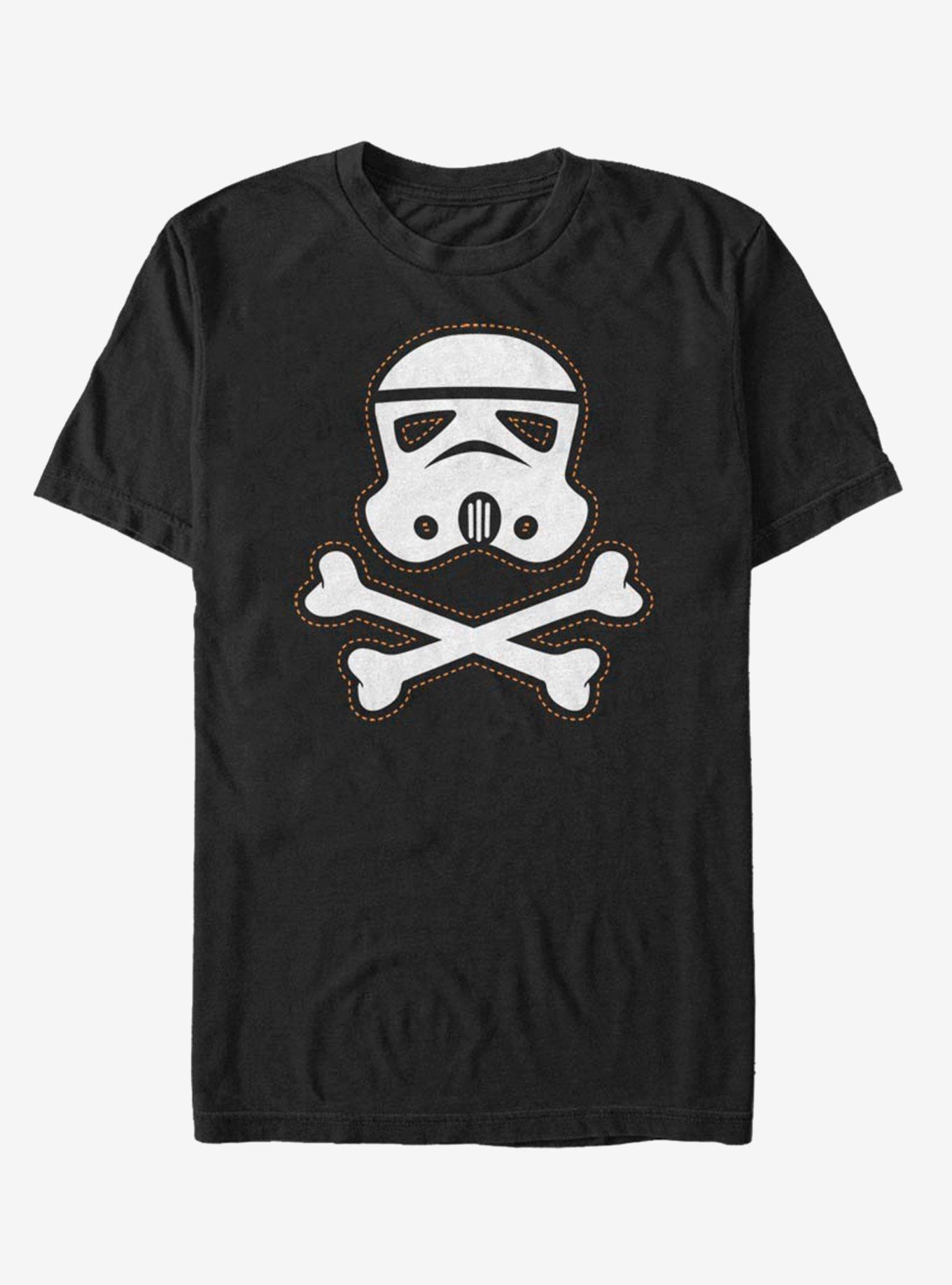 Star Wars Trooper Skull Patch T-Shirt, BLACK, hi-res