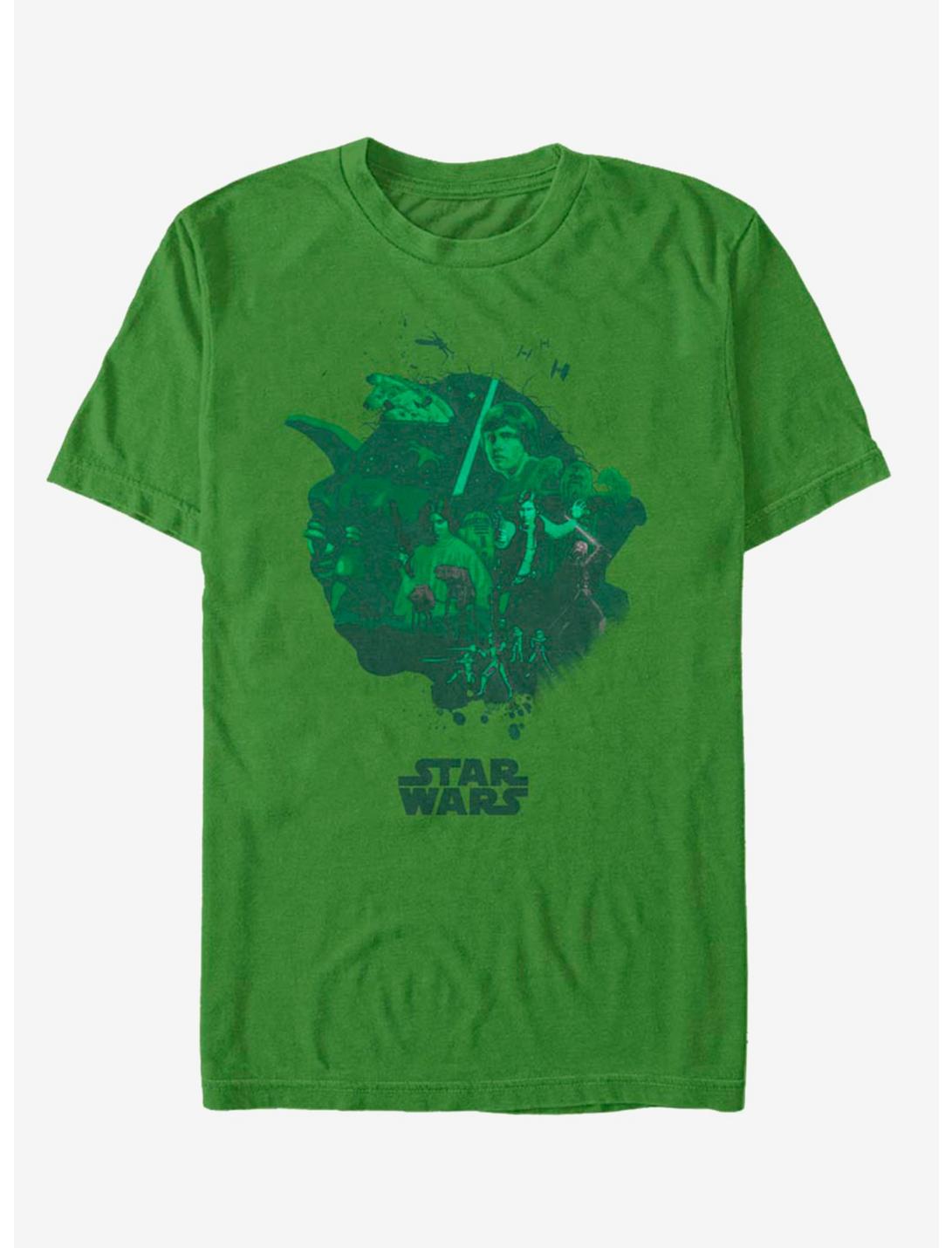 Star Wars Yoda Head Fill T-Shirt, KELLY, hi-res