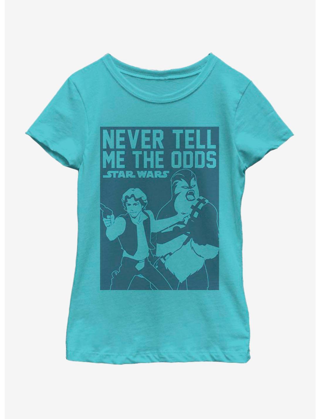 Star Wars Odd Balls Youth Girls T-Shirt, TAHI BLUE, hi-res