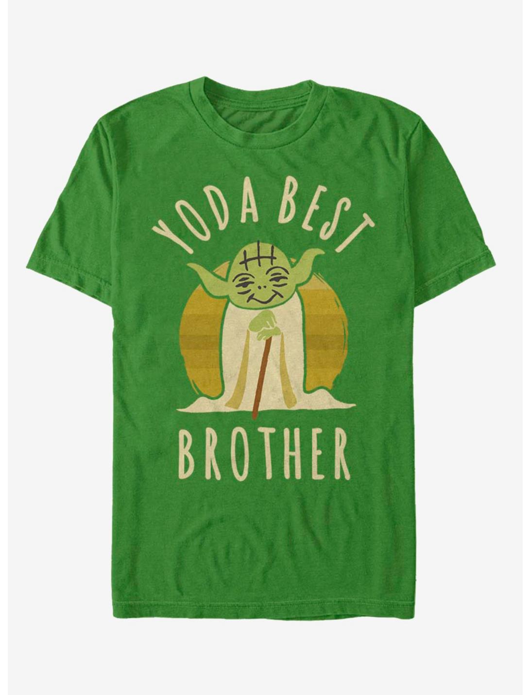 Star Wars Best Brother Yoda Says T-Shirt, KELLY, hi-res