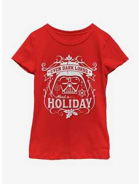 Star Wars Holiday Sith Youth Girls T-Shirt, , hi-res