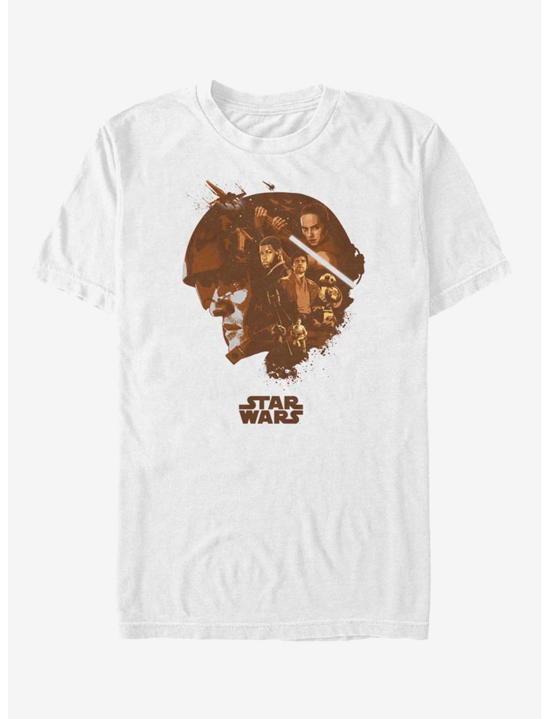 Star Wars: The Force Awakens Poe Head Fill T-Shirt, WHITE, hi-res