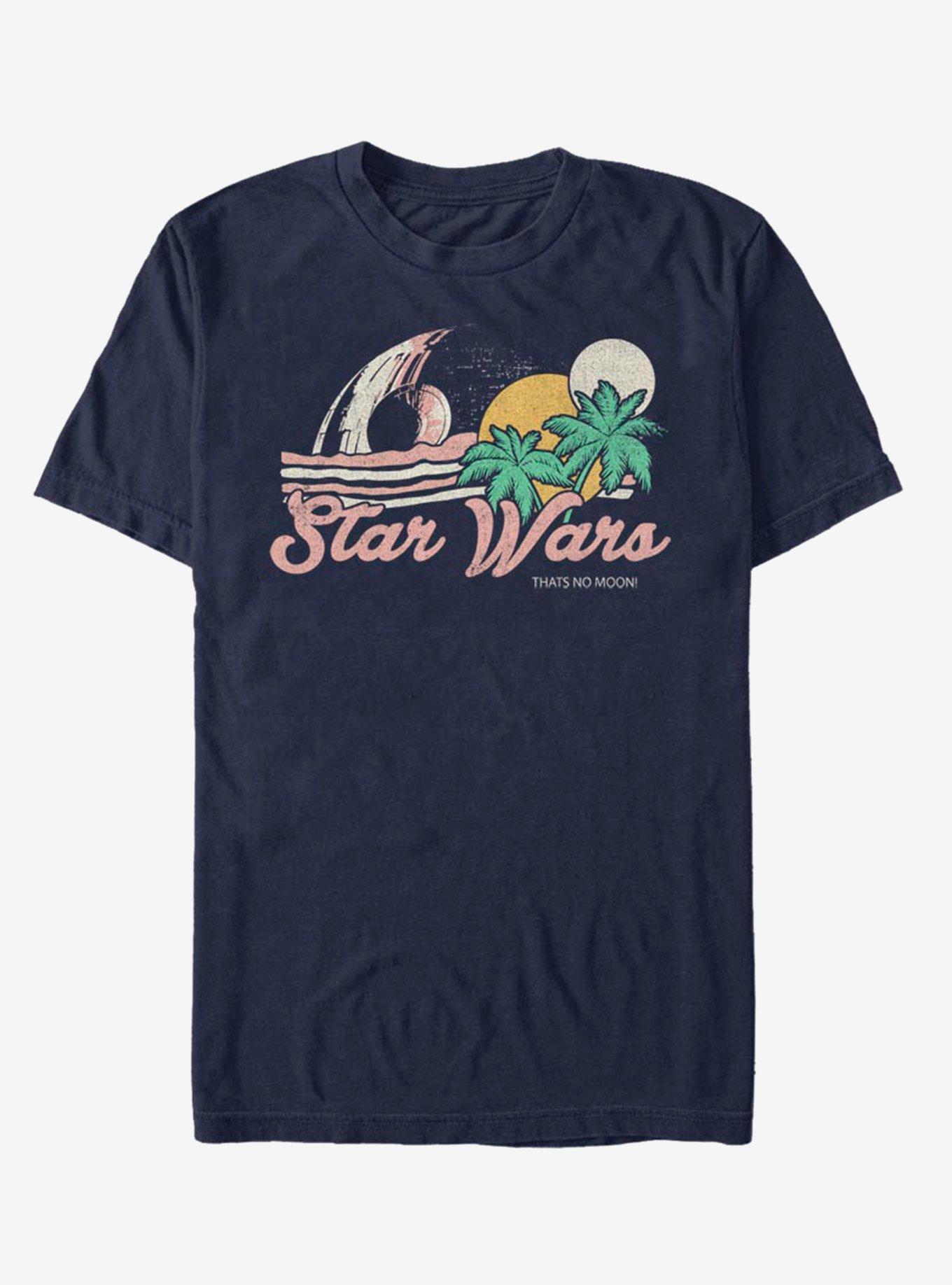 Star Wars Vintage Death Star Beach Back T-Shirt, NAVY, hi-res