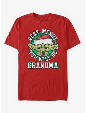 Star Wars Merry Yoda Grandma T-Shirt, , hi-res