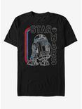 Star Wars R2D2 Invert T-Shirt, BLACK, hi-res