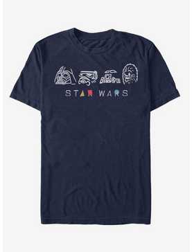 Star Wars Linear Icons T-Shirt, , hi-res