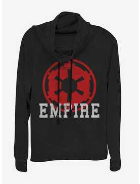 Star Wars Empire Text Icon Cowlneck Long-Sleeve Womens Top, , hi-res