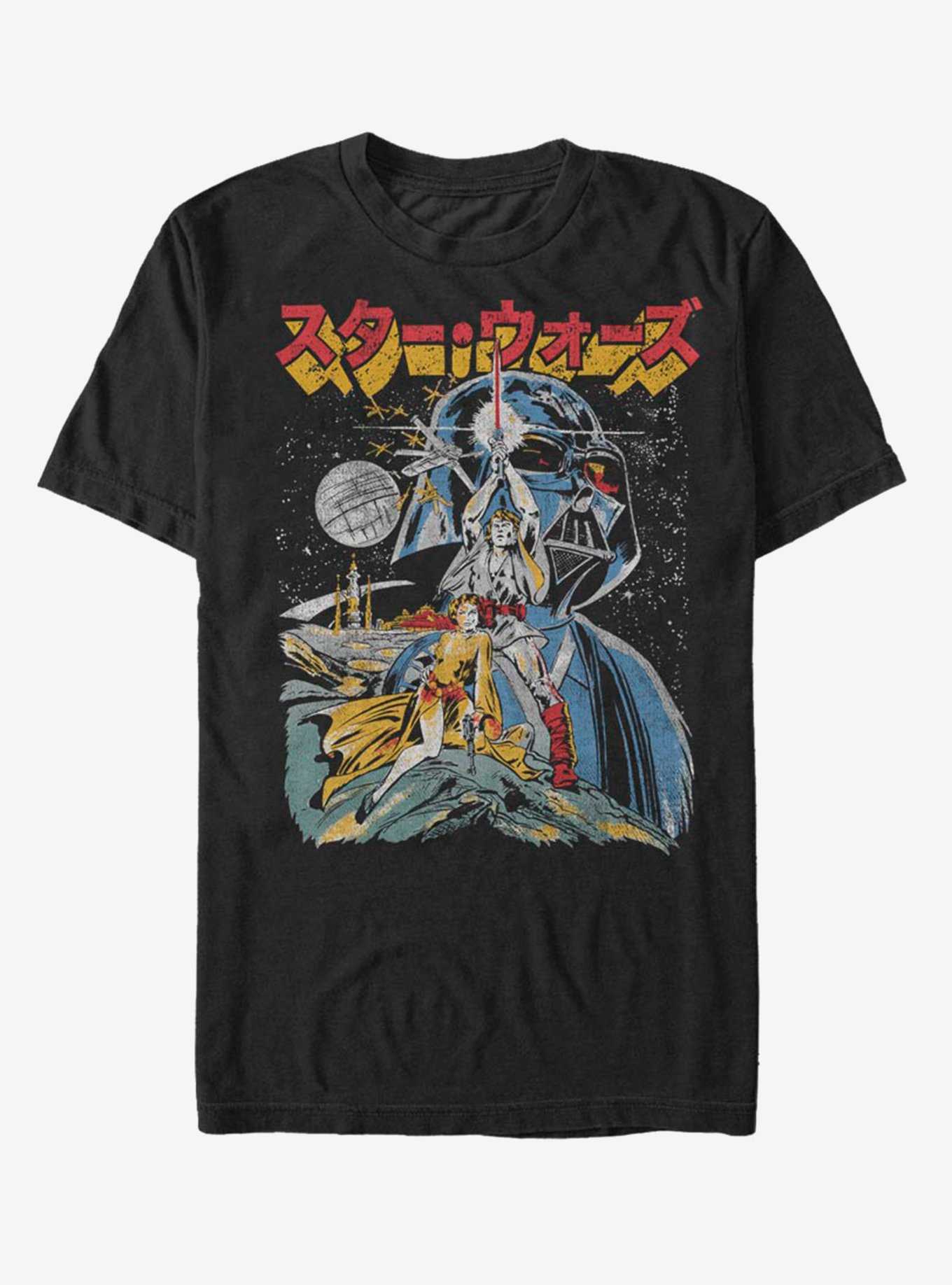 Star Wars Japanese Text T-Shirt, , hi-res