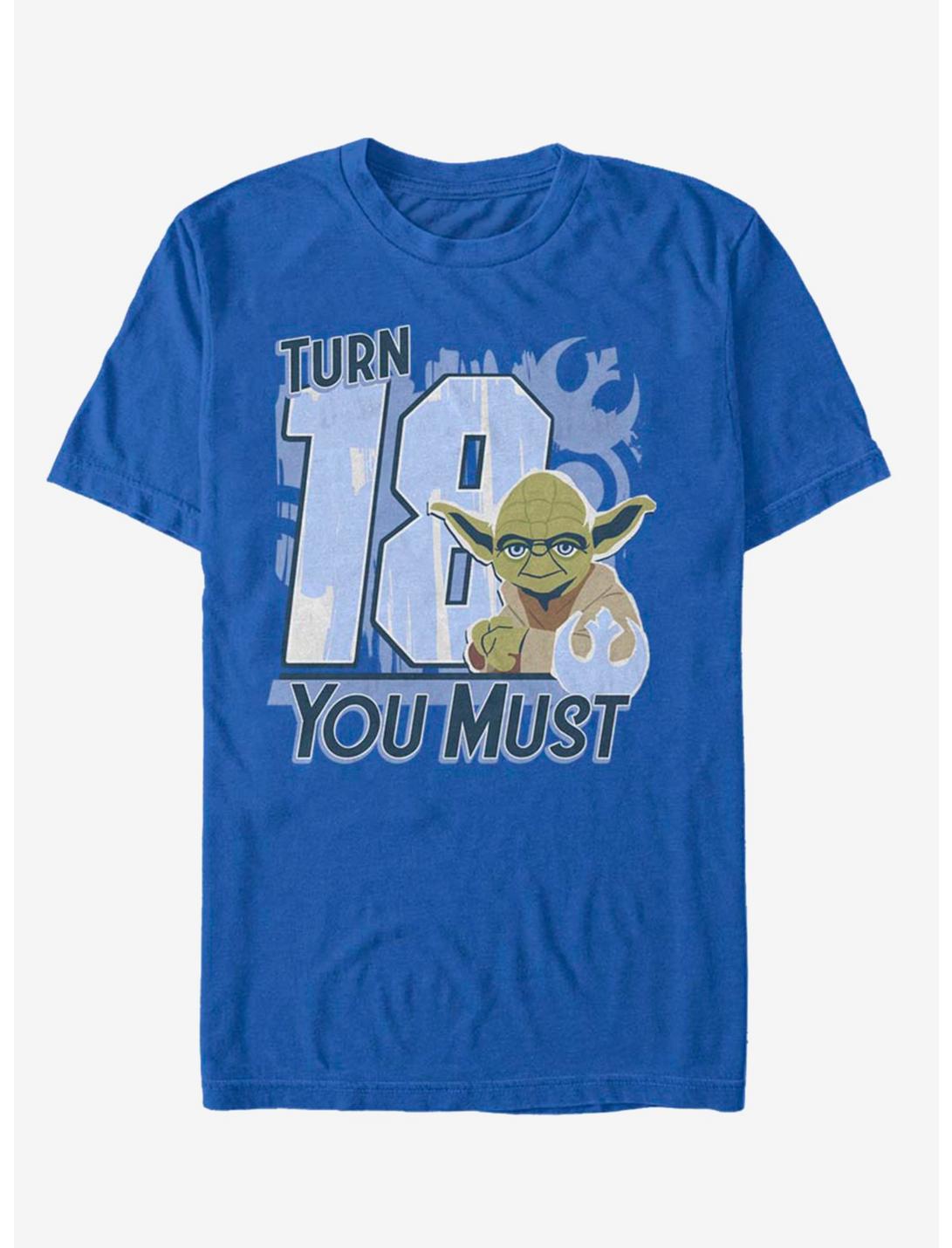Star Wars Turn 18 U Must T-Shirt, ROYAL, hi-res