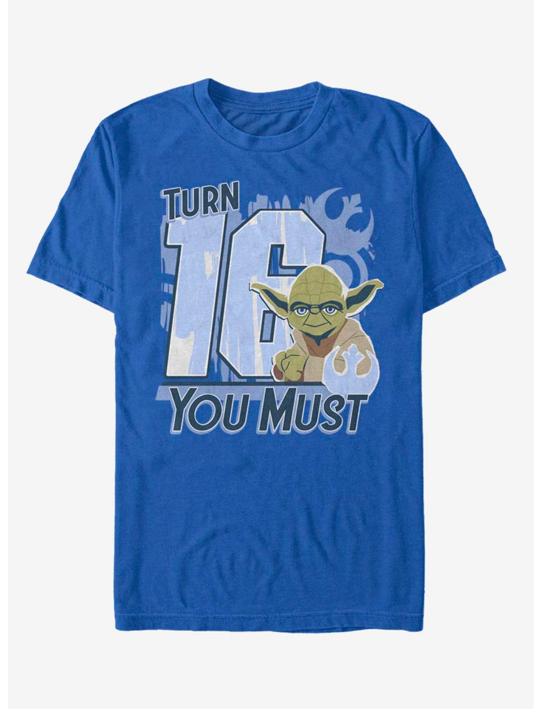 Star Wars Turn 16 U Must T-Shirt, ROYAL, hi-res