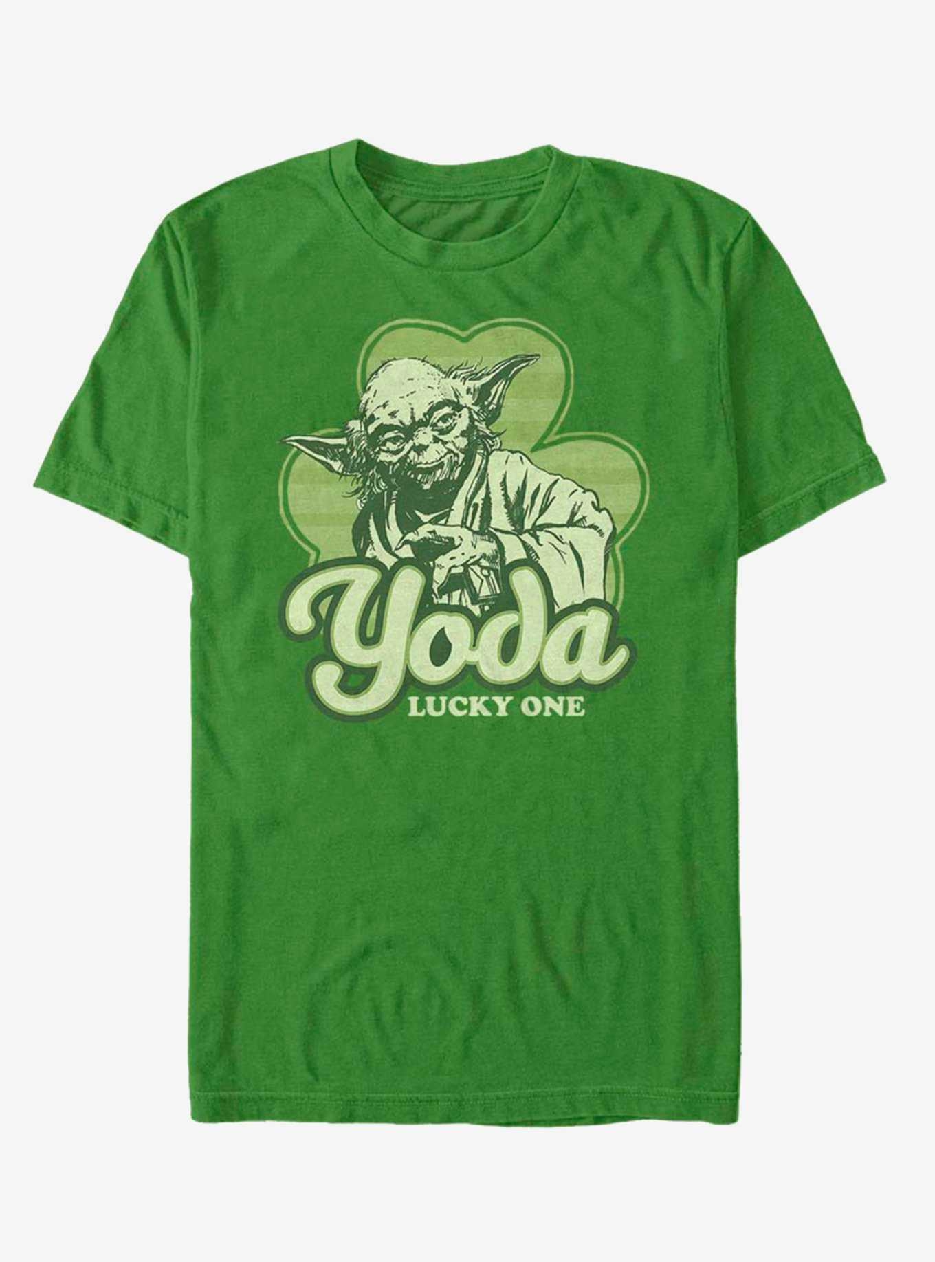 Star Wars Yoda Lucky Retro T-Shirt, , hi-res