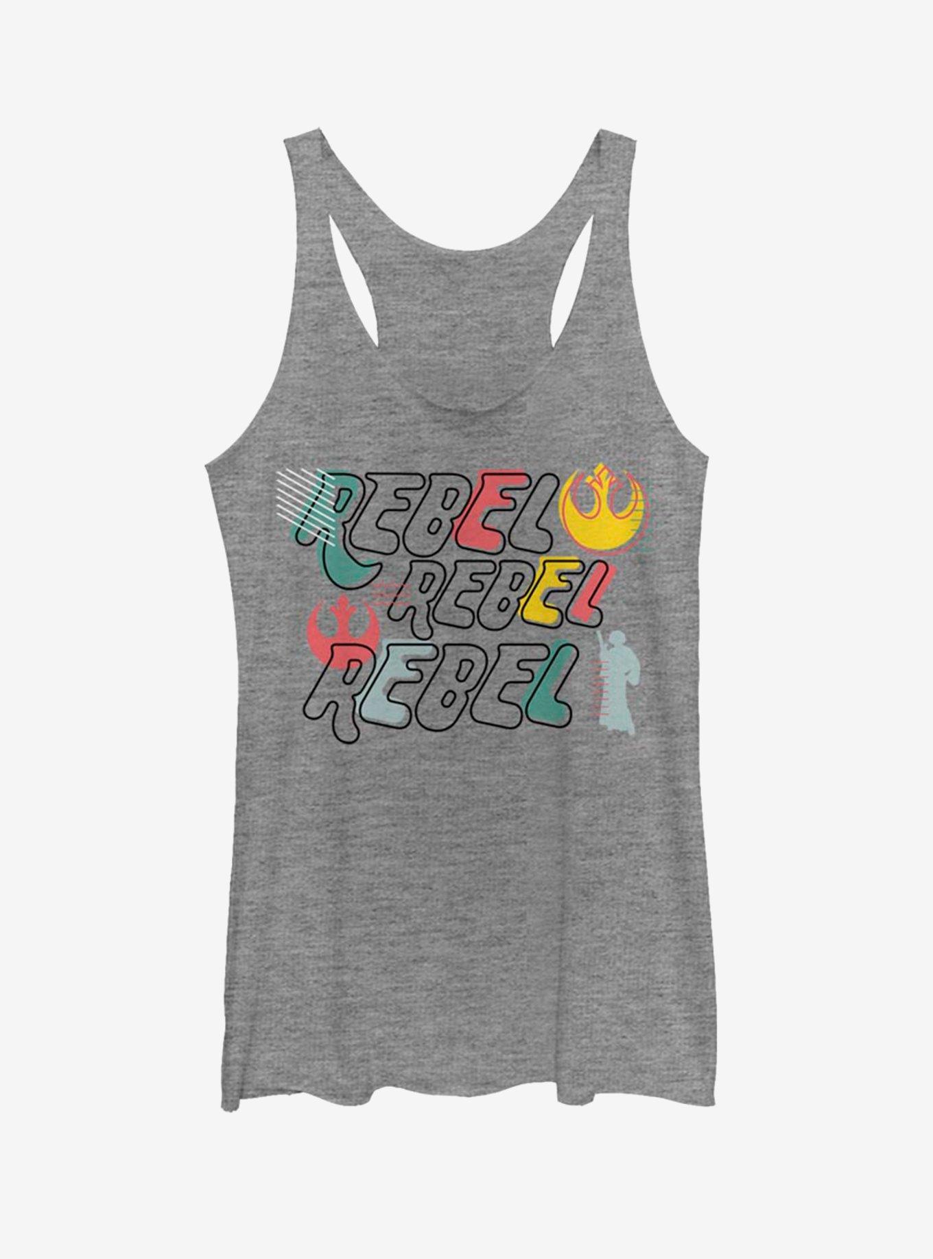 Star Wars Rebel Womens Tank Top, GRAY HTR, hi-res