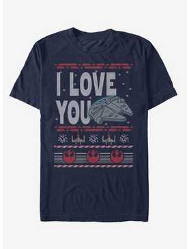 Star Wars Ugly Sweater Design Love T-Shirt, , hi-res