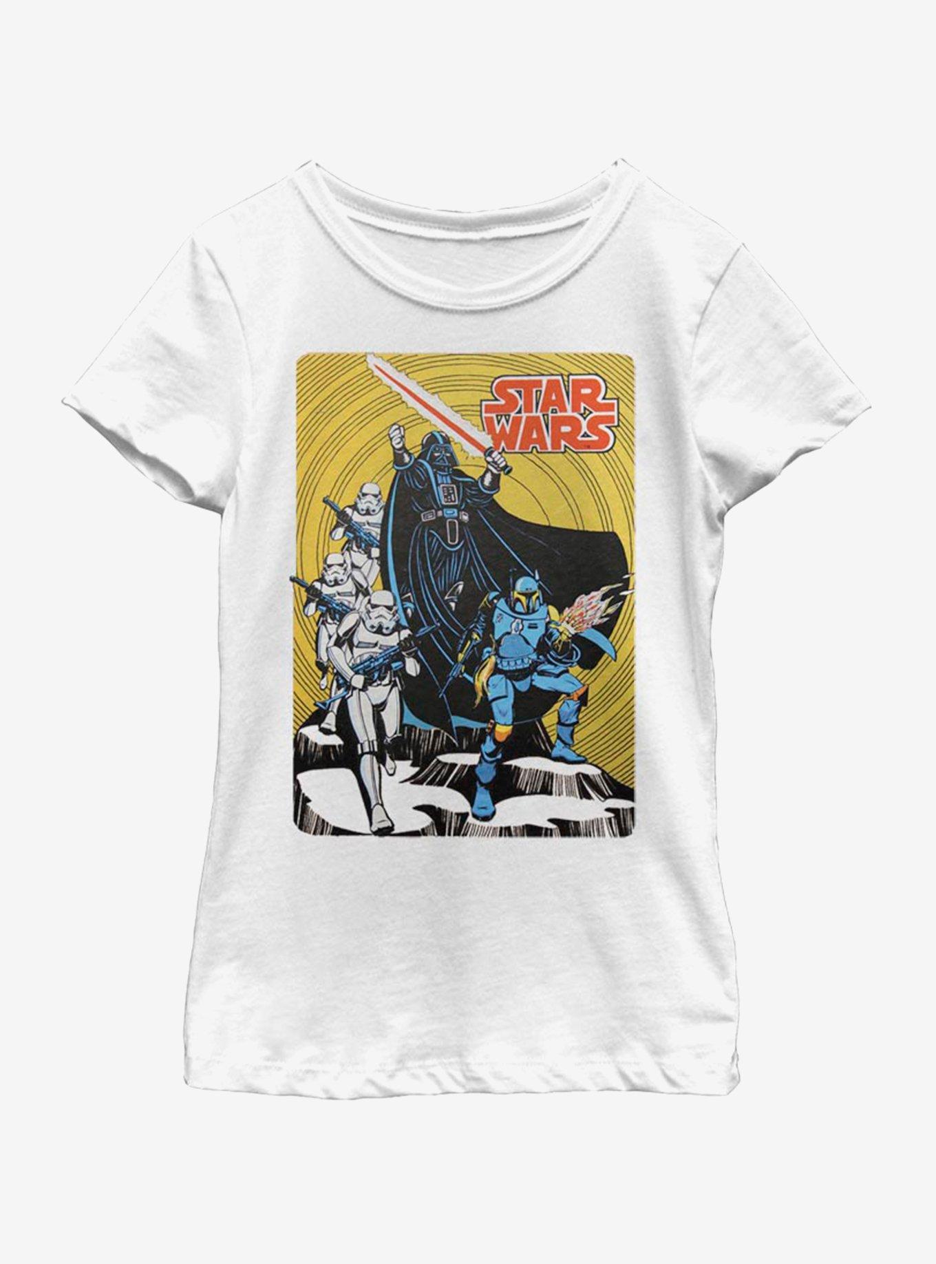 Star Wars Vintage Cover Youth Girls T-Shirt, , hi-res