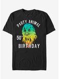 Star Wars Chewie Birthday Fifty T-Shirt, BLACK, hi-res