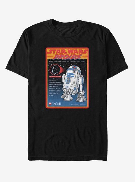 Star Wars Droid Figure T-Shirt - BLACK | BoxLunch