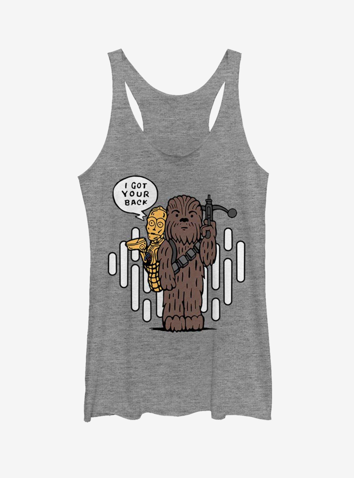 Star Wars Got Your Back Womens Tank Top, GRAY HTR, hi-res
