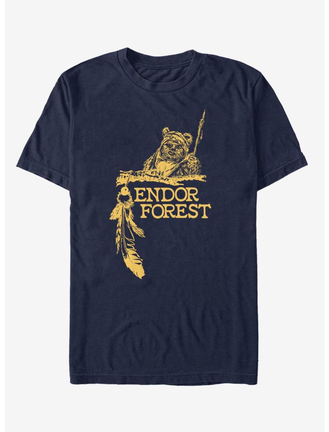 Star Wars Endor Forest T-Shirt, NAVY, hi-res