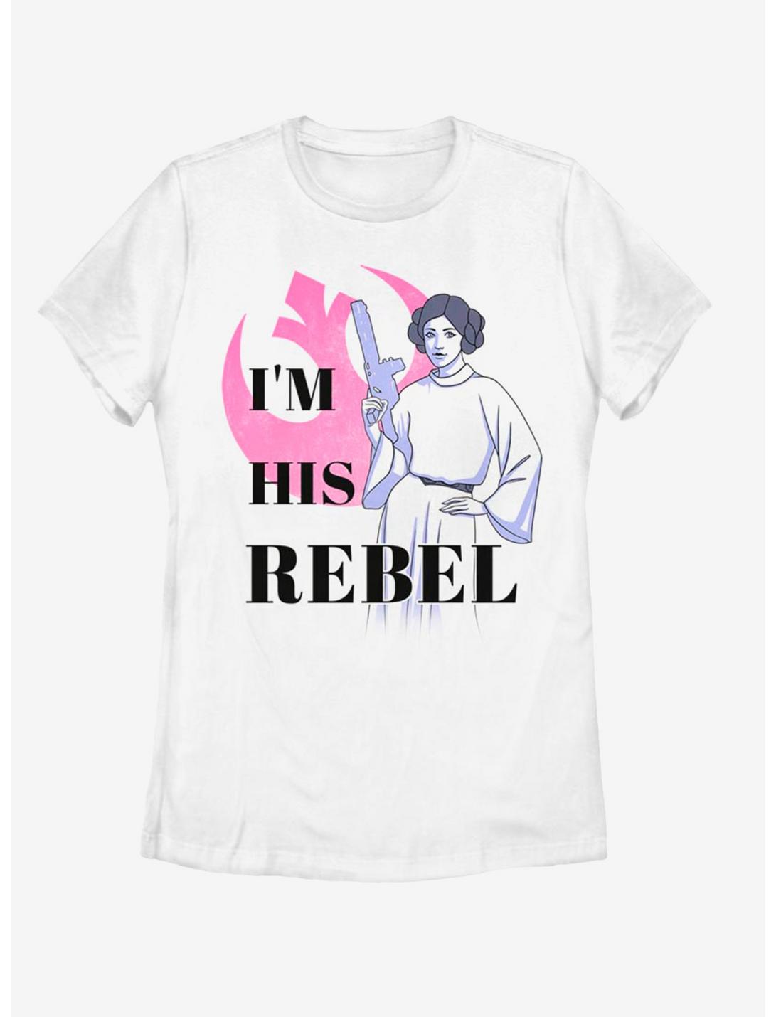 Star Wars His Princess Womens T-Shirt, WHITE, hi-res