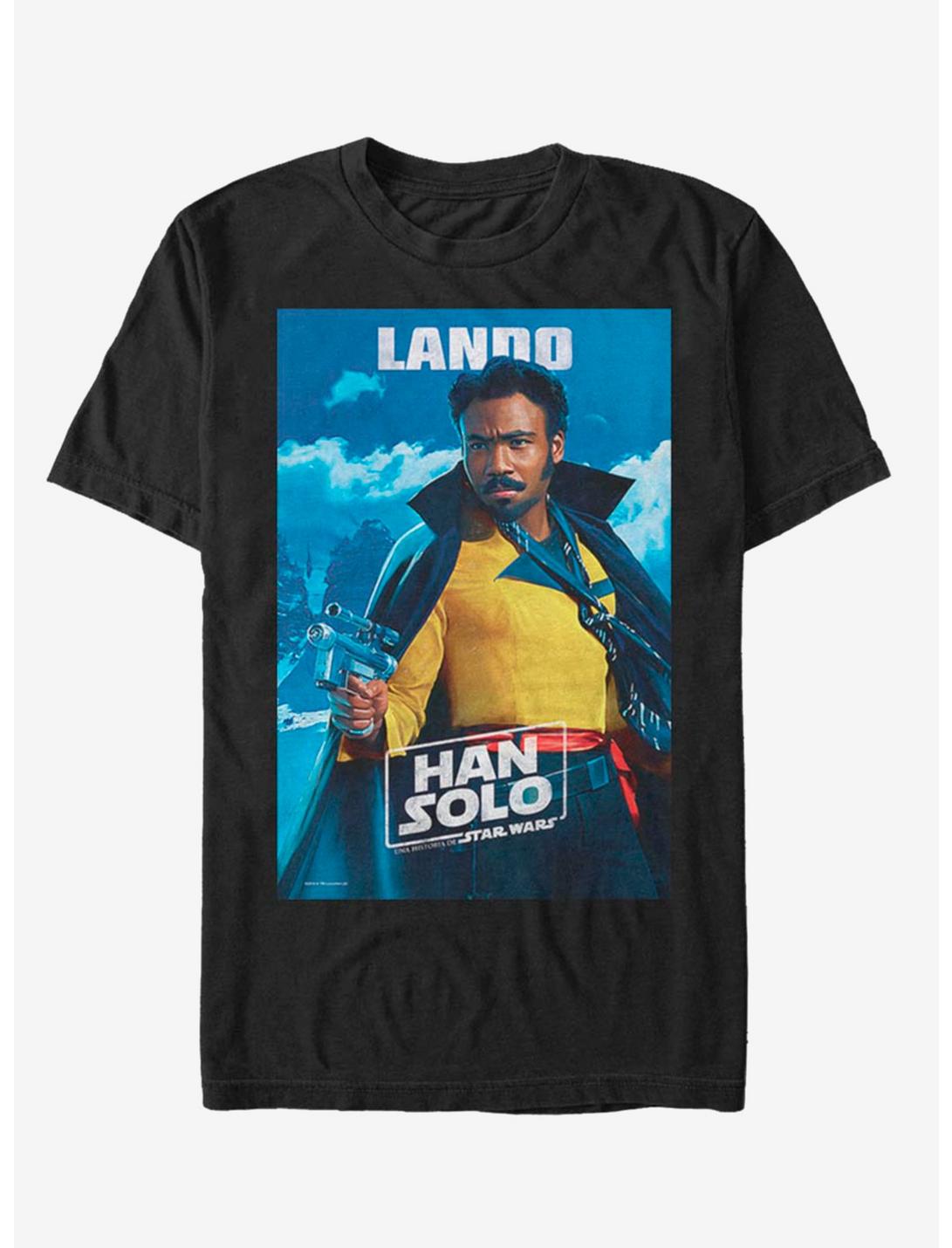 Solo: A Star Wars Story Lando Poster T-Shirt, BLACK, hi-res