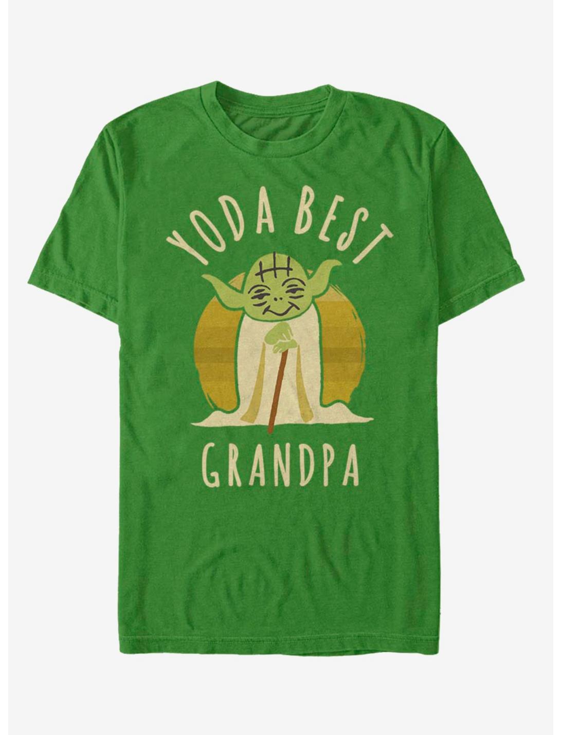 Star Wars Best Grandpa Yoda Says T-Shirt, KELLY, hi-res
