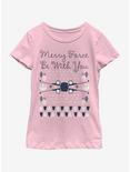 Star Wars Sweater Style Youth Girls T-Shirt, PINK, hi-res