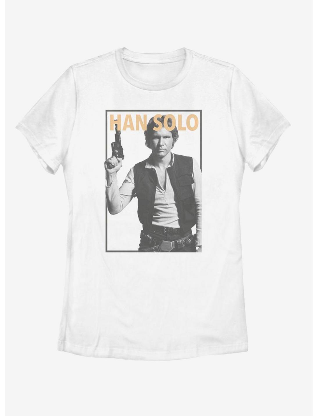 Star Wars Faded Solo Womens T-Shirt, WHITE, hi-res