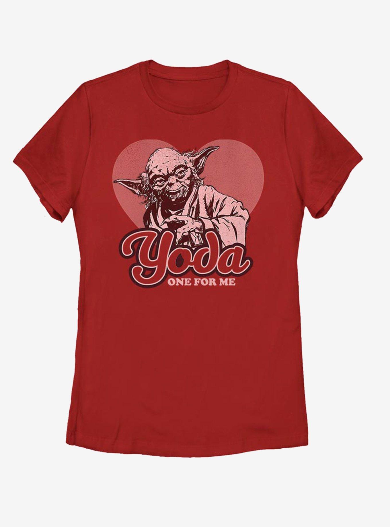 Star Wars Yoda Heart Womens T-Shirt, , hi-res