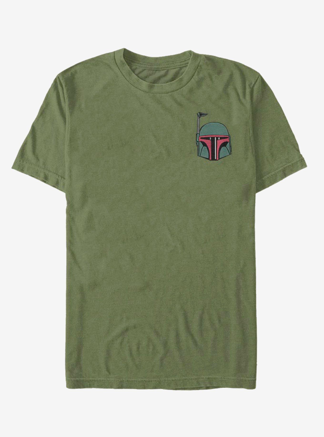 Star Wars Boba Chest T-Shirt, MIL GRN, hi-res