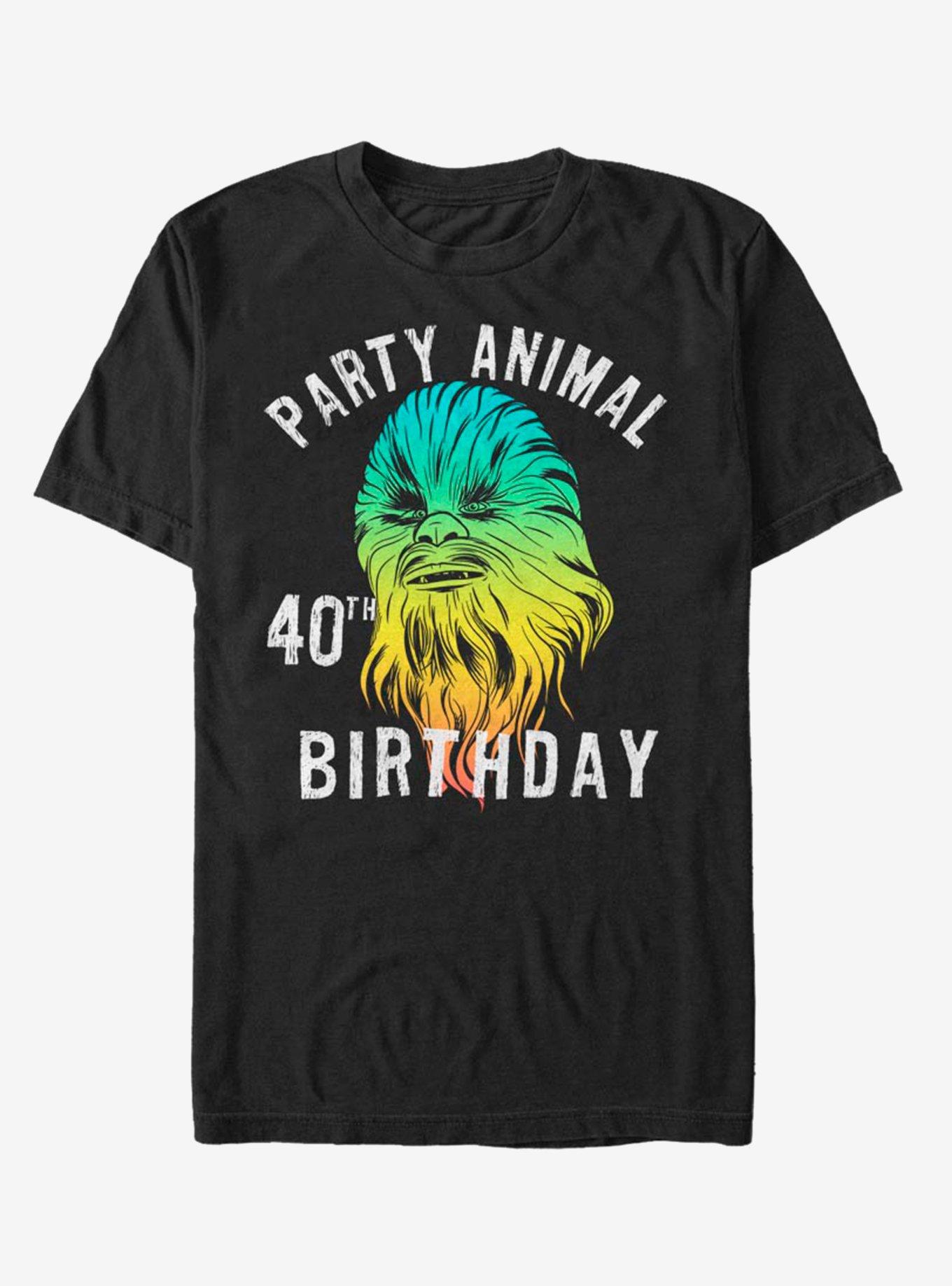 Star Wars Chewie Birthday Fourty T-Shirt, BLACK, hi-res