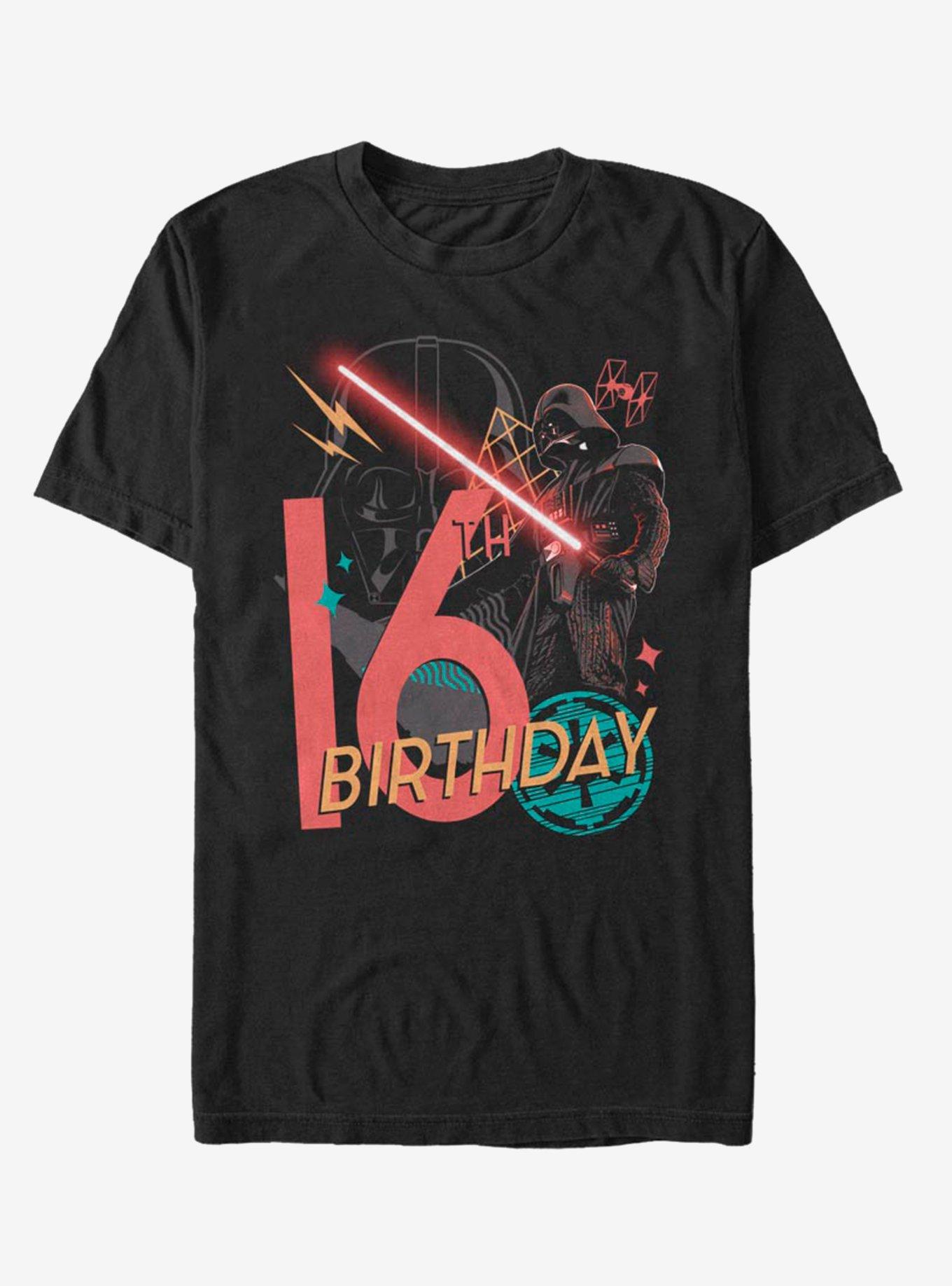 Star Wars Vader 16th Bday T-Shirt, , hi-res
