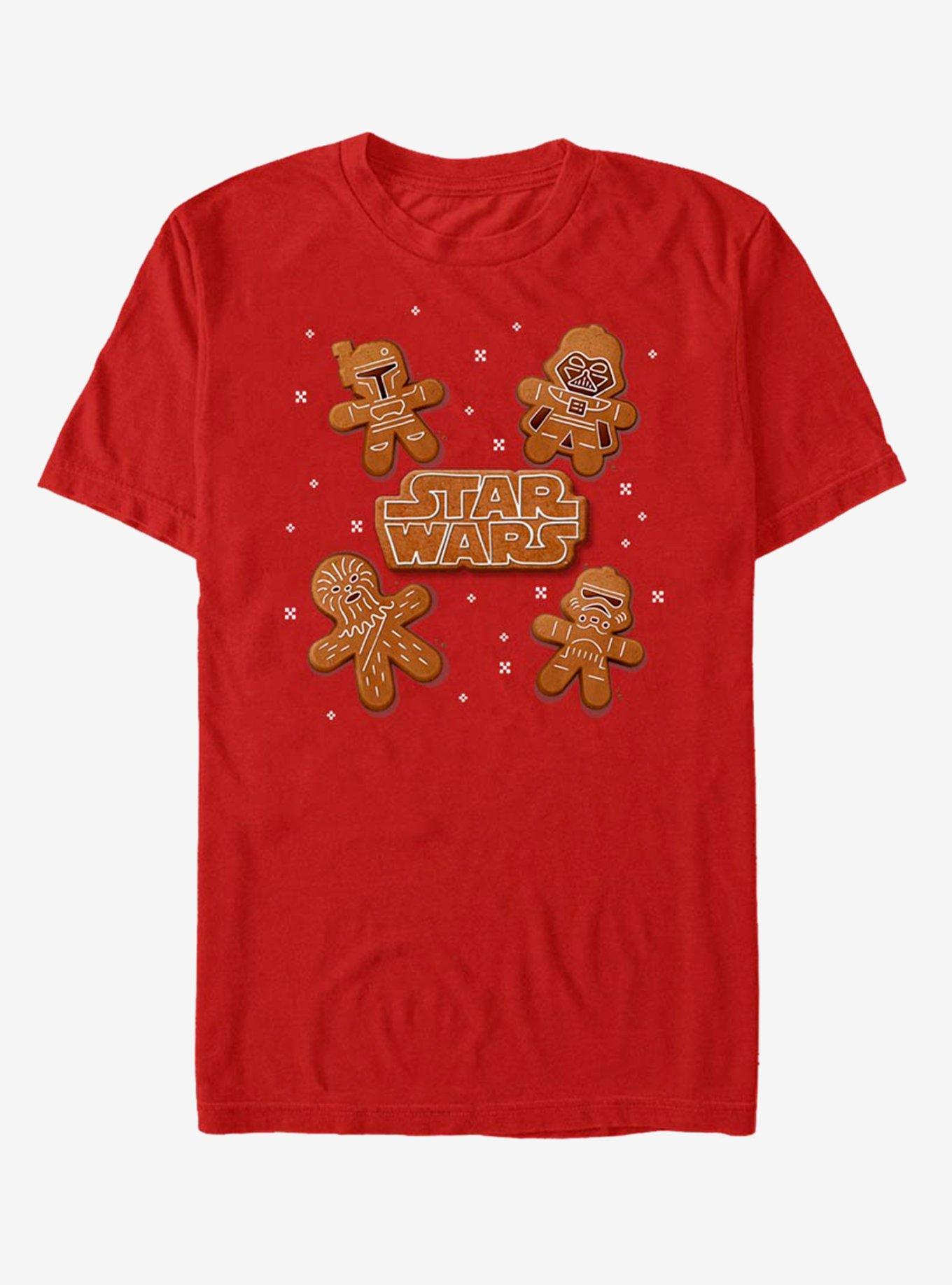 Star Wars Gingerbread Crew T-Shirt, RED, hi-res