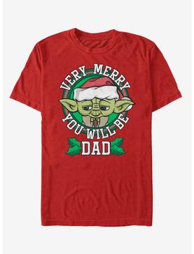 Star Wars Merry Yoda Dad T-Shirt, , hi-res