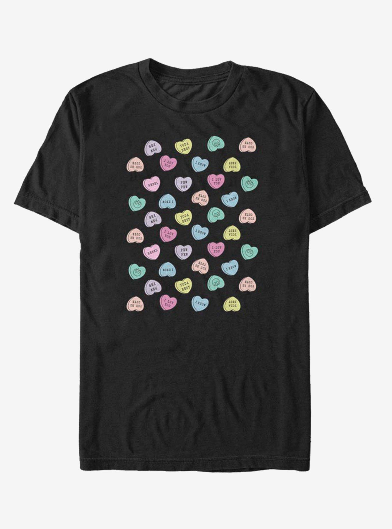 Star Wars Candy Hearts T-Shirt, BLACK, hi-res
