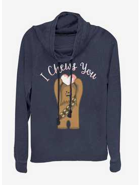 Star Wars Chewse You Cowlneck Long-Sleeve Womens Top, , hi-res