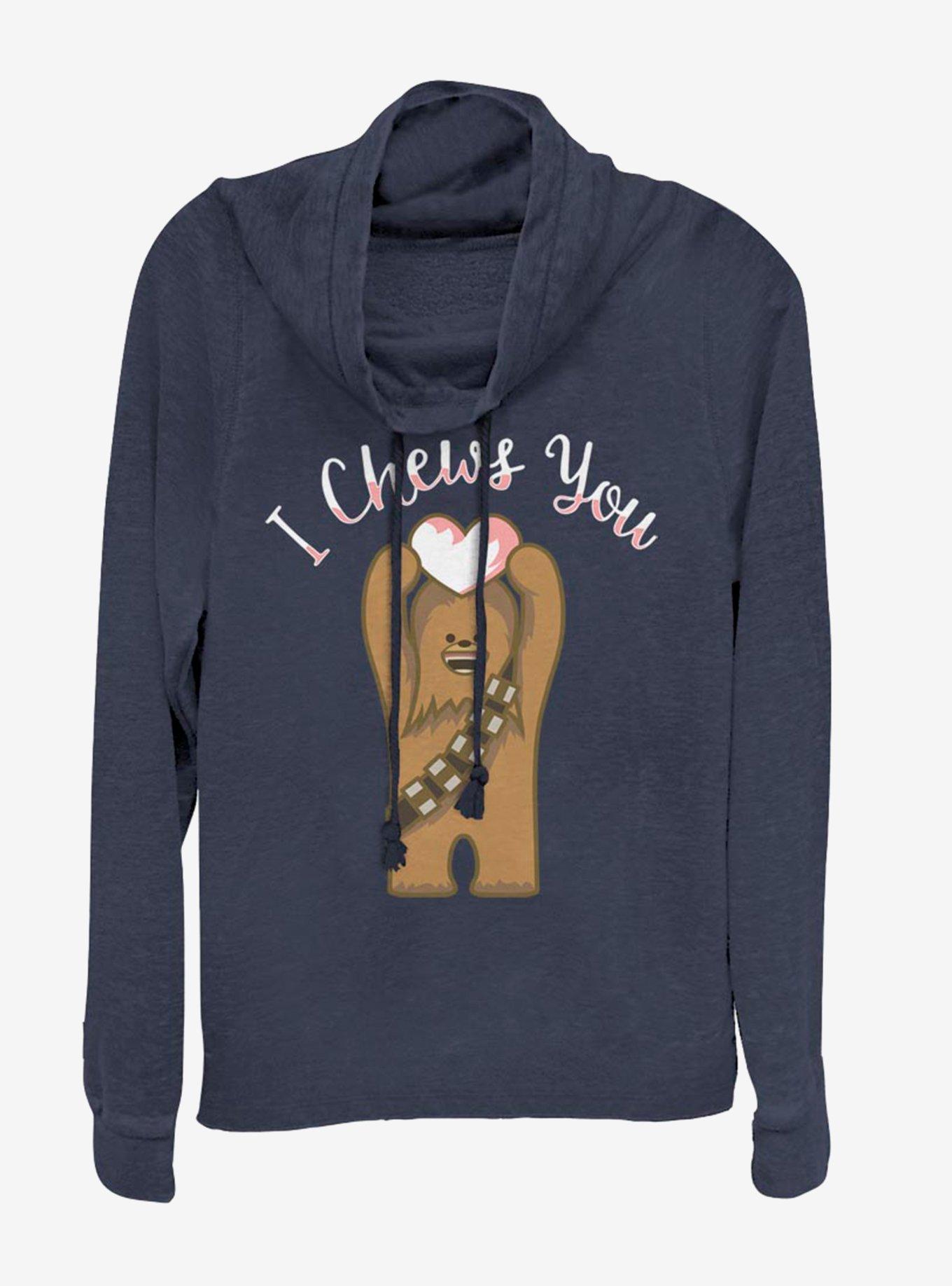 Star Wars Chewse You Cowlneck Long-Sleeve Womens Top, , hi-res