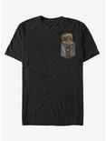 Star Wars Chewie Cutie Faux Pocket T-Shirt, BLACK, hi-res