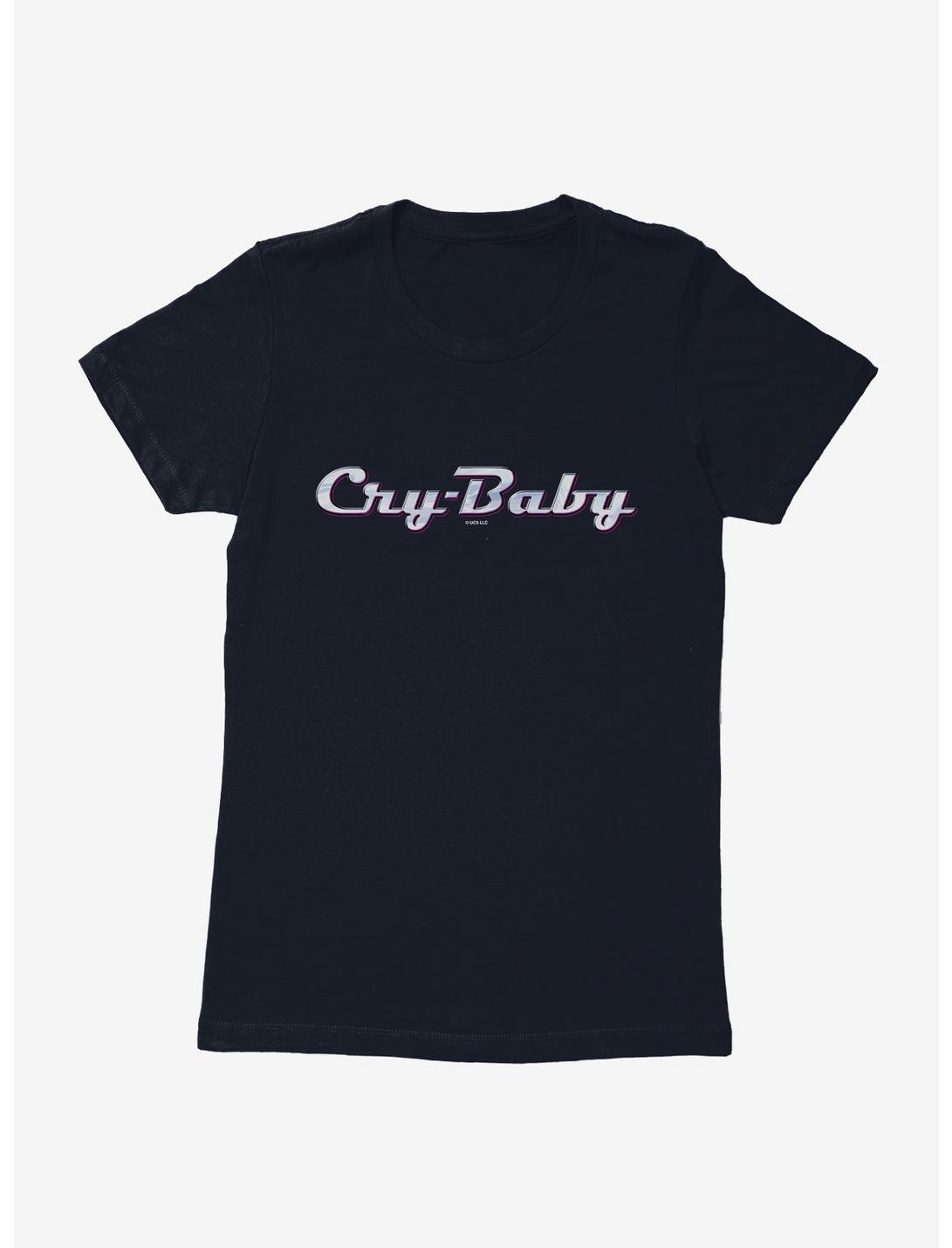 Crybaby Logo Womens T-Shirt, MIDNIGHT NAVY, hi-res
