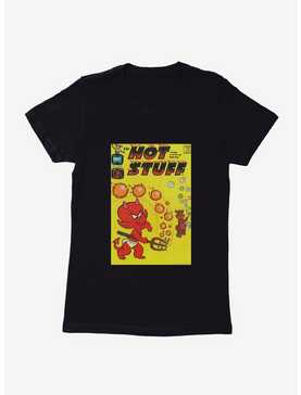 Hot Stuff The Little Devil Bubble Blowing Comic Cover Womens T-Shirt, , hi-res