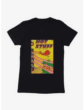 Hot Stuff The Little Devil Flying Away Comic Cover Womens T-Shirt, , hi-res