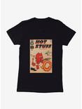 Hot Stuff The Little Devil Playing Around Comic Cover Womens T-Shirt, BLACK, hi-res